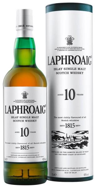 Laphroaig Single Malt Islay Whisky 40 % vol. 10 years old
